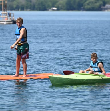 Kayak camp